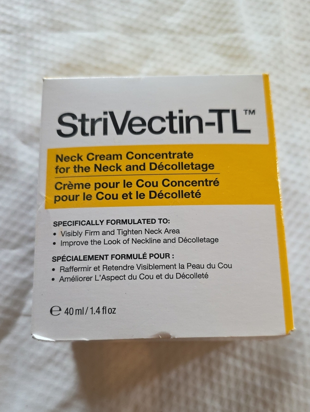 New StriVectin Neck Cream Concentrate Full Size 40mL